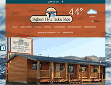 Tablet Screenshot of bighornfly.com